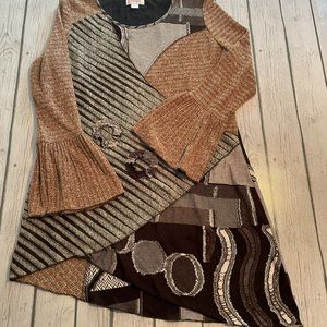 Ladies Long Patchwork Tunic